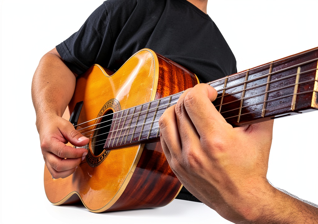 Children engaging with the Music of the Makers guitar book on a tablet