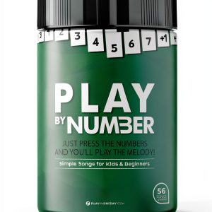 Play by Number Music Book for Children Ages 4 to 18-0