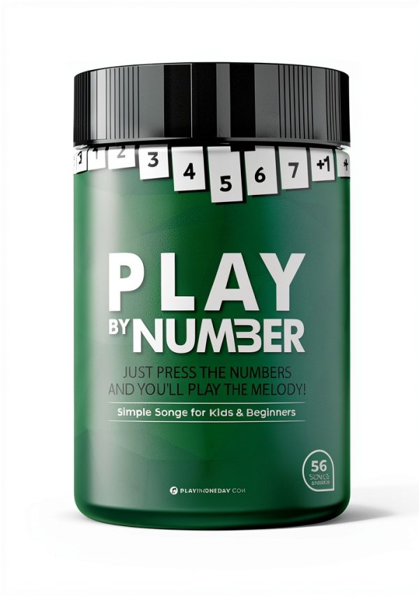 Play by Number Music Book for Children Ages 4 to 18-0